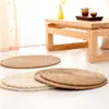Taburete de Pier Pu Cojín de estera de Buda Esterilla de ratán Tela Esponja Arrodillarse Adoración Meditación Adoración a Buda Engrosado Hogar