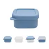 Lonchera de Silicona de Grado Alimenticio, Segura para Microondas, Caja Bento Resistente a Altas Temperaturas, Recipiente para Comida de Bebé, Contenedor de Almacenamiento para el Hogar