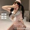 Para no perderse la noche Lianyungang Lencería Sexy Encaje Sexy Uniforme de Enfermera Pura Tentación Deseo Pijama Traje Qqny
