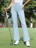 Pantalones de Campana de Golf para Mujer Primavera/Verano 2026, Pantalones Deportivos para Mujer Adelgazantes y que Alargan la Figura