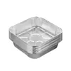 Bandeja Especial de Papel de Aluminio para Freidora de Aire Cuadrada Caja de Papel de Aluminio para el Hogar Bandeja de Papel de Aluminio Horno Plato Desechable para la Cena Vajilla Venta al por Mayor
