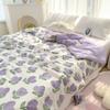 Categoria a Colcha de Verão Fresca de Gaze Lavada Dupla Camada para Mães e Bebês, Colcha de Verão Universal para Todas as Estações, Colcha de Ar Condicionado, Colcha de Primavera e Outono, Confortável para Dormitório, Amiga da Pele
