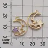 Accesorios para Joyería DIY, Colgantes Pequeños de Aleación Esmaltada, Colgantes de Flor Esmaltada, Colgantes para Marcapáginas, Colgantes para Collares y Pulseras