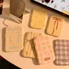 Espejo plegable portátil muy elegante con diseño de lazo, espejo compacto de viaje estilo ins, espejo de escritorio, espejo de maquillaje