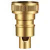 Grifo para Lavadora Válvula Automática de Corte de Agua para Evitar Caídas Adaptador de Grifo Accesorios Especiales para Hogar de 4 Puntos Todo Cobre