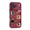 Pañuelo retro de gran venta transfronterizo con diseño de gato floral pequeño, cobertura total, funda de teléfono resistente a caídas para iPhone 17, 18 Pro, funda suave de silicona