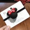 Suave bonito desenho animado Mickey faixa de cabelo personalizado corda de cabelo popular elástico acessórios de cabelo bonito Coreia do Sul headband feminino rabo de cavalo cocar
