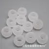 Contas pequenas de plástico contas redondas em fio contas de PP preto branco contas de nylon contas de ABS fivela antiderrapante
