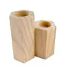 Suporte de Vela Aromaterapia de Madeira Moderno Simples Casamento Natal Taça de Vela Atmosfera Criativa Decoração de Casa Enfeites de Mesa