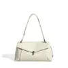 2026 Nueva Bolsa de Cuero Genuino Estilo Coreano para Debajo del Brazo para Mujer, Bolso de Hombro Grande de Capacidad con Cierre de Solapa Vintage, Bolso de Mano