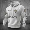 Uniforme de Equipo Transfronterizo Europeo y Americano Tallas Grandes Impresión Digital 3D Cárdigan Holgado con Cremallera y Capucha Sudadera Deportiva Sudadera de Invierno