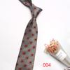Corbata profesional para hombre punto al por mayor negocio teñido en hilo formal poliéster corbata hecha a mano novio boda corbata de 8cm