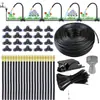 Kit universal personalizable de boquilla ajustable para atomización, riego, enfriamiento y humidificación, aspersor para invernadero, dispositivo automático de riego para flores, riego por aspersión