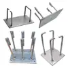 Piezas embutidas placa de acero Placa de color natural Piezas embutidas galvanizadas en caliente Placa soldada con patas Piezas soldadas de placa de acero Venta directa de fábrica