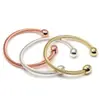 Pulseira magnética antiestresse transfronteiriça, pulseira de moda em aço inoxidável em forma de C aberta, estilo ins europeu e americano para mulheres, joias transfronteiriças