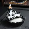 Directo de fábrica quemador de incienso de reflujo creativo incienso de reflujo sándalo cerámica adornos para quemador de incienso se pueden enviar en representación