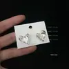 Pendientes de Corazón de Metal Inspirados en el Diseño, Estilo Retro Francés, Lujo Ligero, Únicos, Sencillos, Pendientes de Gama Alta para Mujeres a la Moda