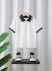 Uniformes Escolares para Niños, Uniformes de Verano para Estudiantes de Primaria y Secundaria, Uniformes de Clase, Camisetas Blancas de Manga Corta, Polos, Prendas Base para Niños y Niñas