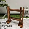 Nuevas Patas de Mesa de Madera de Nogal con Superficie Tejida de Ratán Forma Irregular Base de Soporte de Madera Maciza Marco de Mesa de Centro Soporte de Mesa de Comedor Madera Natural