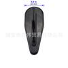 Accesorios de modificación de coche de venta caliente estilo EVO aleta de tiburón negra fibra de carbono aleta de tiburón alerón trasero tira decorativa