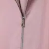 Ropa de mujer de comercio exterior europeo y americano ZA transfronteriza, popular en AliExpress, chaqueta de diseñador versátil casual de color liso con cuello alto