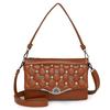 Nuevo Bolso Bandolera Transfronterizo Bolso de Moda para Mujer de Mediana Edad Temperamento Combinable Cuero Suave Gran Capacidad Multicapa Bolso de Hombro Venta al Mayoreo