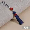 5,5cm Trevo de Quatro Folhas Bênção Pequeno Pingente de Borla Sachet Marcador de Página Caixa de Presente Pingente DIY Pequeno Pingente de Borla Atacado