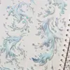 Estilo Antiguo Mazo Deco 01 Estampado en Caliente Bambú Hoja de Arce Palabras cero Diario Cinta Washi Lino Fluido Material Liso Pegatinas Decorativas