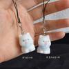 Resina Estampado Lindo Perro Estéreo Colgante para Teléfono Móvil Pareja Hombres y Mujeres Memoria USB Colgante Colgante para Bolso Cadena para Teléfono Móvil Femenino