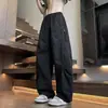 Pantalones Cargo de Talla Grande para Hombre de Marca Americana de Moda Nueva, Holgados, Oversize, Rectos, Casuales, Resistentes al Viento para Exteriores, Largos