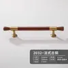 Alça de latão Novo estilo antigo chinês porta de armário guarda-roupa sapateira móveis estilo minimalista francês nogueira alça longa