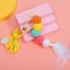 Juguete Creativo de Ratón de Simulación Colgante, A prueba de Sonido, Resistente al Desgaste, Masticable, para Mascotas y Gatos, para Aliviar el Aburrimiento