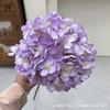 Flores Artificiais Roxas, Rosas, Hortênsias para Casamento, Flores de Seda, Rosas Decorativas para Paisagismo, Mar de Flores em Cascata Famoso na Internet