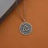Anillo de Moda Trendy Letra Símbolo Vikingo Collar Joyería