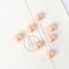 Perlas sueltas de imitación de perlas de imitación de color ABS de 3-14 mm con agujero recto, cuentas redondas para hacer collares, pulseras y fundas de teléfono, accesorios de joyería con cuentas.