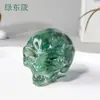 Cascalho de Cristal Natural Resina de Gotejamento Crânio Osso Ornamentos Artesanato de Resina Decoração Gótica de Halloween Atacado