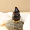 Palo de Masaje Suave Envuelto en Dedos de Sándalo Morado para el Área de los Ojos, Masajeador Facial de Cápsula de Loto, Cepillo para Meridianos de Puntos de Acupuntura