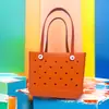 Bolsa de Eva con agujero, bolso de hombro, bolsa de playa de Eva, bolsa de almacenamiento, suave, impermeable, resistente al desgaste, bolsa de playa para natación.