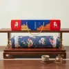 Almohada Cervical Cilíndrica de Artemisa, Almohada Dulce Tradicional de Tela Gruesa, Núcleo de Almohada Desmontable para una Persona, Almohada Cilíndrica para Adultos, Almohada de Artemisa para Proteger el Cuello