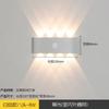 Lámpara de pared LED para exteriores, luminosa, impermeable, con luz de fondo, decoración, lámpara de pared de aluminio con inducción infrarroja del cuerpo humano de Amazon