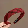 Faixa de Cabeça com Coroa Alta para Mulheres, Novo Estilo com Toque de Luxo, Faixa de Cabelo Larga Versátil para Sair, Acessório de Cabelo para Lavar o Rosto