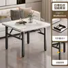 Mesa dobrável, mesa de jantar, mesa baixa simples para uso doméstico para montar barracas, mesa baixa para fast food, mesa quadrada pequena para dormitórios e barracas de rua