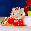 Llavero de Gato de la Suerte Kt para Coche para Mujeres Estilo Coreano Colgante Creativo para Bolso Anillo de Llavero de Metal Venta al por Mayor Regalo