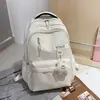 Mochila sencilla para niños, estudiantes universitarios, estudiantes de secundaria, mochila de gran capacidad para niñas, estilo universitario, versión coreana, mochila para parejas