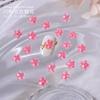 Resina pequeños accesorios hielo a través polvo flash flor de cinco pétalos diy accesorios para flores accesorios para el cabello materiales hechos a mano venta al por mayor