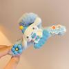 Bonito pelúcia grande urso morango clipe dos desenhos animados hairpin outono e inverno Nova menina doce coração cross-border headband