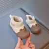 Botas de Nieve de Invierno para Niños y Niñas, Botines Forrados de Felpa, Zapatos de Algodón con Dibujos para Bebés y Niños Pequeños, Zapatos de Algodón Grandes para Bebés y Niños Pequeños