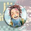 Insignia periférica de anime Ghost Blade puerta de estufa carbón Zhilang you beans pintura colgante de joyería Shan Yi Yi zhi fu Yi Yong