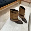Botas de tornozelo quadradas retrô estilo coreano para mulheres, tendência de moda 2026, nova coleção de outono, botinhas estilosas