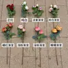 3 Cabezas de Rosas de Borde TostadoDos Flores Una Yema Decoración de Boda Accesorios para Pared de Flores Guía de Camino Fotografía Graduación Ramo de Mano